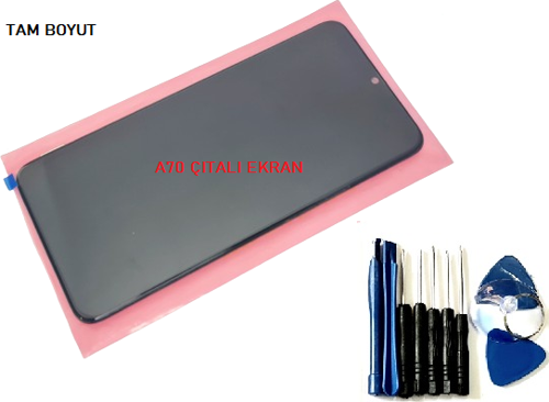 Samsung Galaxy A70 (SM-A705FN) Lcd Ekran Dokunmatik Orijinal (Full Çıtalı Tamir Seti)
