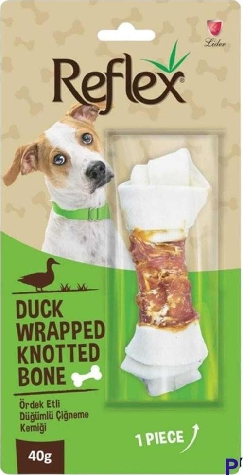 Ördek Etli Düğümlü Kemik Köpek Ödülü 40 Gr