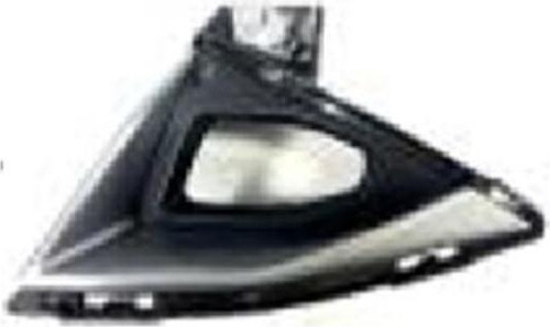 62257-6UA0A-NISSAN QASHQAİ ÖN TAMPON SİS FAR ÇERÇEVESİ GÜMÜŞ SOL 22- -NIS07QS082