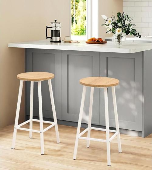 Esyala Riva 2'li Tabure Karina Beyaz