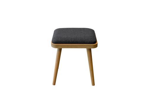 Esyala Saga Mini 2'li Tabure Karina Meşe Antrasit 1053