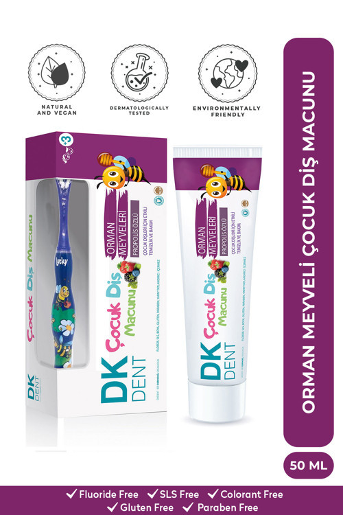 DENT DİŞ MAC.ÇOCUK ORMAN MEY.50ML+FIRÇA HED.