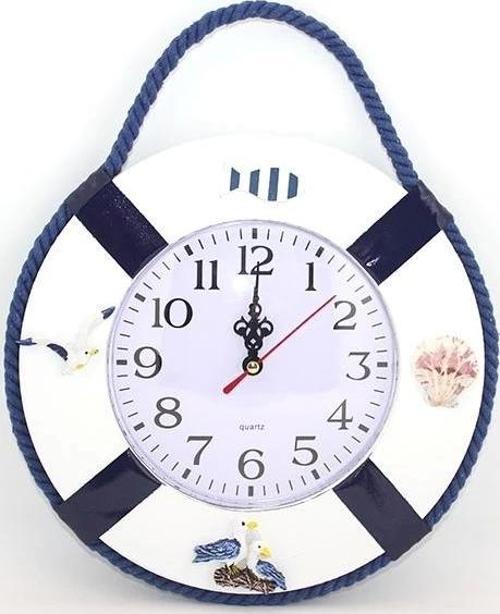 Ahşap Marin Duvara Asmalı Saat Alk2460