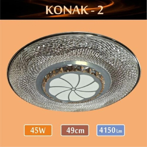 45W Desenli Armatür Şık Dekoratif Ürün Sıva Üstü Led
