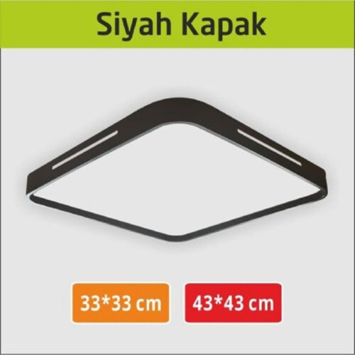 43X43 Sıva Üstü Led Armatür Dekaratif Tavan Armatür