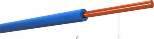 2,5 Mm Nya Kablo - Mavi - Tam Bakır - 10 Metre