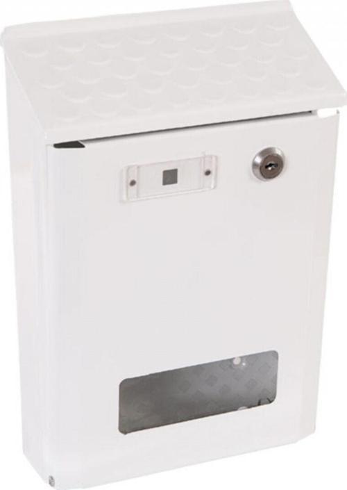 Akşan Damla Çatılı Posta Kutusu Beyaz