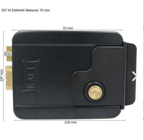 Elektriklii Otomat Butonlu Makaralı 357M Siyah