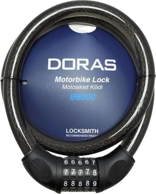 Motosiklet Kilidi B6000 1 Antrasit Boy : 120 Cm Çap : 20 Mm