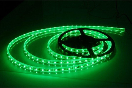 5 Metre Tek Çip Şerit Led Içmekan Yeşil Renk