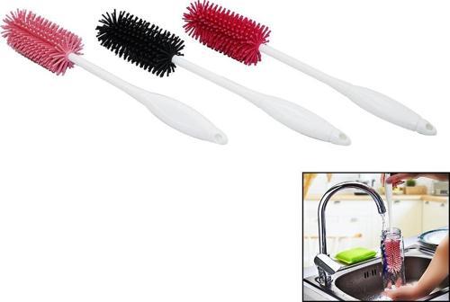 ŞİŞE - BİBERON TEMİZLEME FIRÇASI SİLİKON TERMOS - SÜRAHİ - KAVANOZ - KETTLE - MATARA (81)