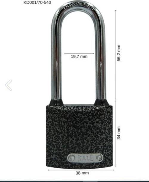 Asma Kilit Döküm 40 Mm Uzun Kanca