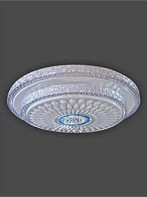 Yüksek Işık 45W Gümüş Saray Desenli Armatür Şık Dekoratif Ürün Sıva Üstü Led