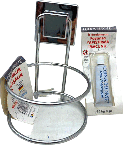 YAPIŞKANLI KROM FÖNLÜK MAŞALIK FAYANSA YAPIŞTIRMA MACUNLU (81)