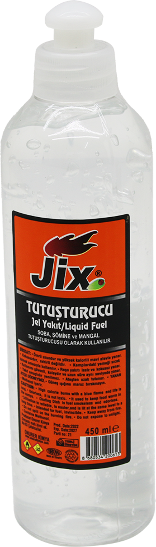JİX TUTUŞTURUCU 450ML JEL REŞO YAKITI (K246)