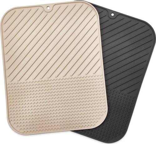 Silikon Kaydırmaz Mutfak İçin Bulaşık Matı, Çok Amaçlı Kurutmalık 36x28cm (K246)