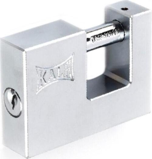 Yatay Pirinç Saten Asma Kilit Krom 80 Mm