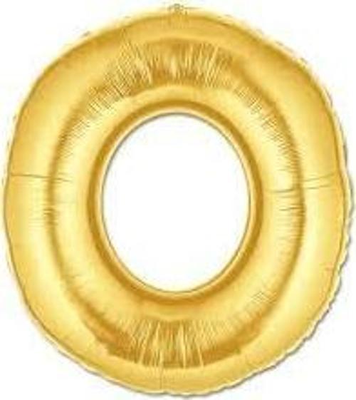 O Harf Folyo Balon Altın Renk 40 inç