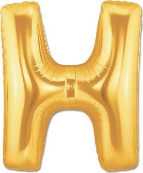 H Harf Folyo Balon Altın Renk 40 inç