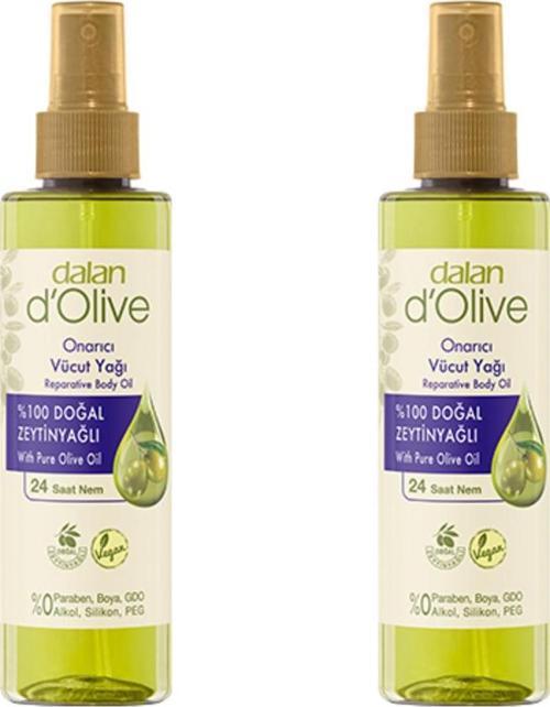 D'Olive %100 Zeytinyağlı Onarıcı Vücut Yağı 200 Ml X 2 Adet