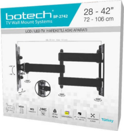 BPT-2742 HAREKETLİ TV ASKI APARAT 72X106 (K246)