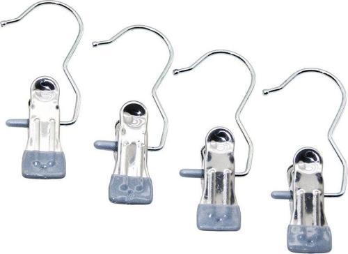 4 PCS KISKAÇLI TAŞINABİLİR ÇOK AMAÇLI TEKLİ - METAL ASKI SİLİKON KILIF UÇLU (K246)