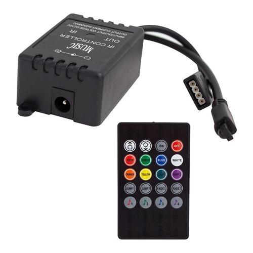 RENK DEĞİŞTİREN SESE DUYARLI KUMANDALI LED KONTROL CİHAZI (K246)