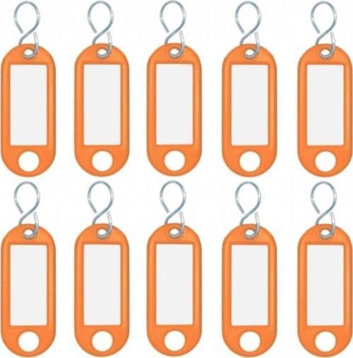 Plastik Anahtarlık Turuncu 100'Lü Paket