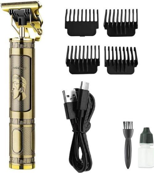 Ps-033 Çelik Kasa Profesyonel T-bıçak Saç Sakal Ense Ve Çizim Tıraş Makinesi