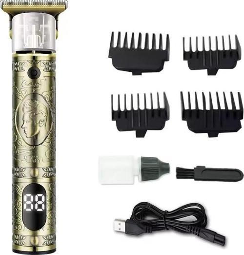 Kp-2149 Profesyonel Saç Sakal Ense Vücut Lazer Öncesi Kuaförlere Özel Tıraş Makinesi Demir Kasa