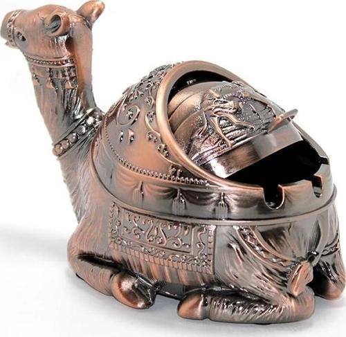 Metal Deve Figürlü Küllük Alk1658