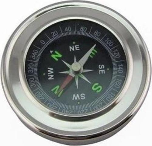 Yuvarlak Metal Kasa Dayanıklı Pusula 80mm