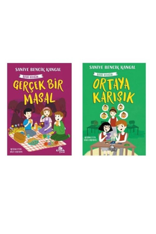 Gerçek Bir Masal-Ortaya Karışık-Saniye Bencik Kangal 2 Kitap Set