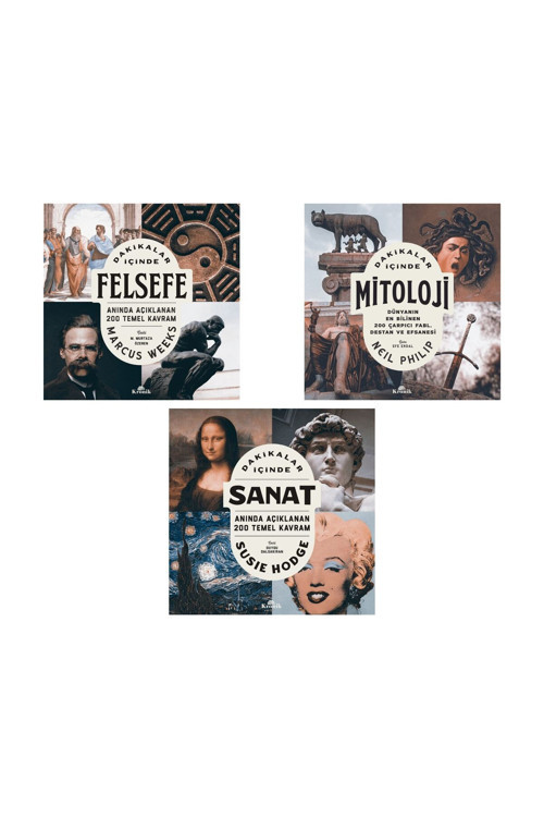 Dakikalar Içinde Sanat / Dakikalar Içinde Felsefe/ Dakikalar Içinde Mitoloji 3 Kitap Set