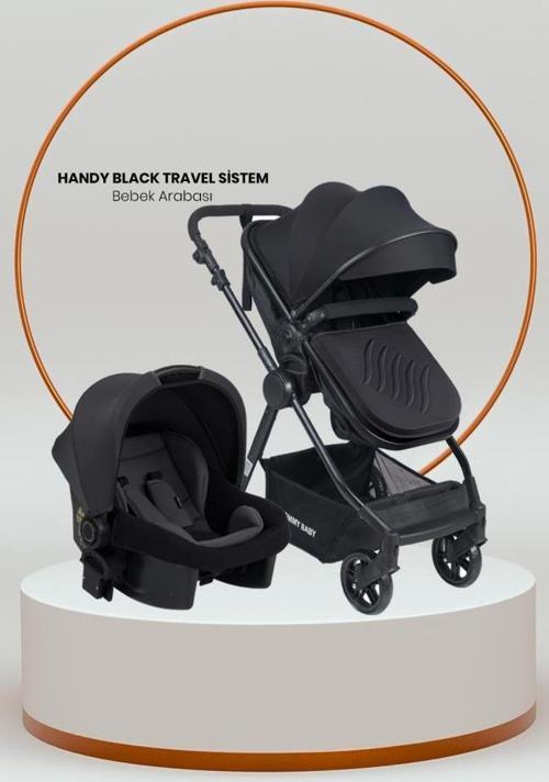 Handy Black New Travel Seyahat Sistem Bebek Arabası