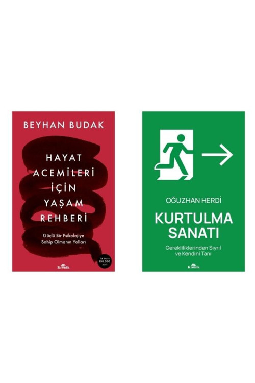 Hayat Acemileri Için Yaşam Rehberi / Kurtulma Sanatı 2 Kitap Set