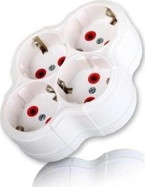 Fetih Dörtlü Topraklı Fişli Priz