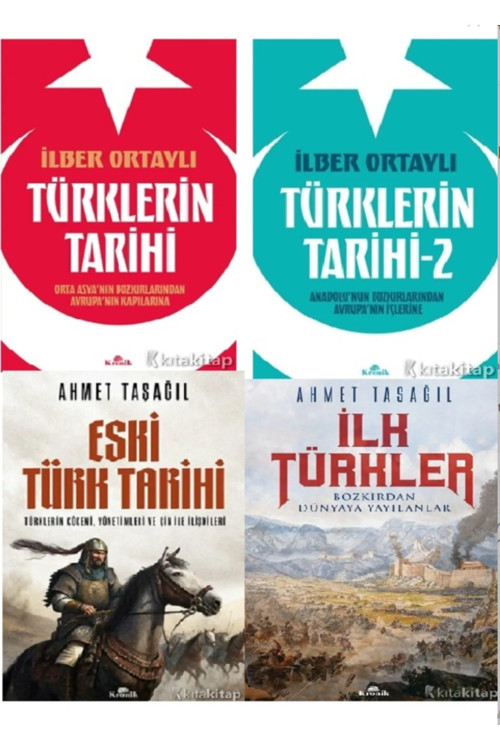 Türklerin Tarihi-Türklerin Tarihi 2-Eski Türk Tarihi-İlk Türkler-Ahmet Taşağıl-İlber Ortaylı 4 Kitap