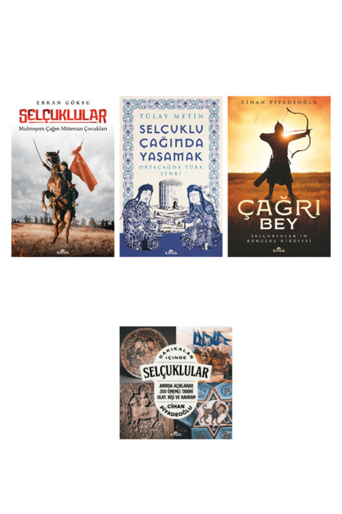 Selçuklular Seti 4 Kitap -Çağrı Bey-Selçuklular-Selçukluların Mütavazi Çocukları-Selçuklu Çağında Y.