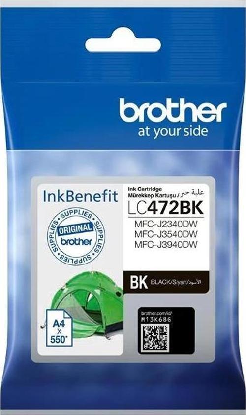 LC472BK Black Siyah 550 Sayfa Kartuş MFC-J2340-J3540-J3940