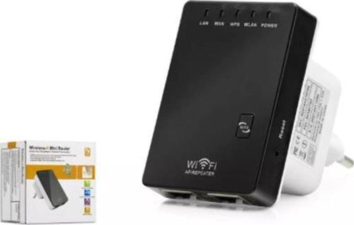 Hd9101 Wifi Repeater+ Router+Ap 300Mbps Siyah