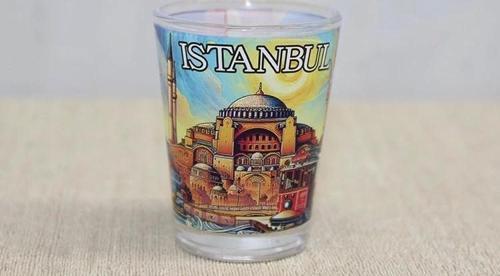 İstanbul Temalı Cam Shot Bardak Alk4356