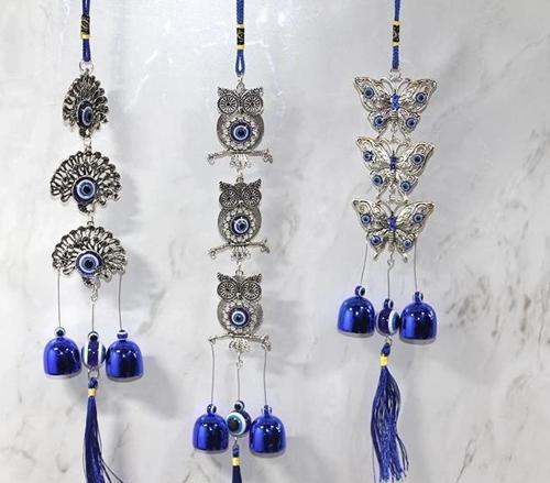 Metal Nazar Boncuğu Çan Alk3502