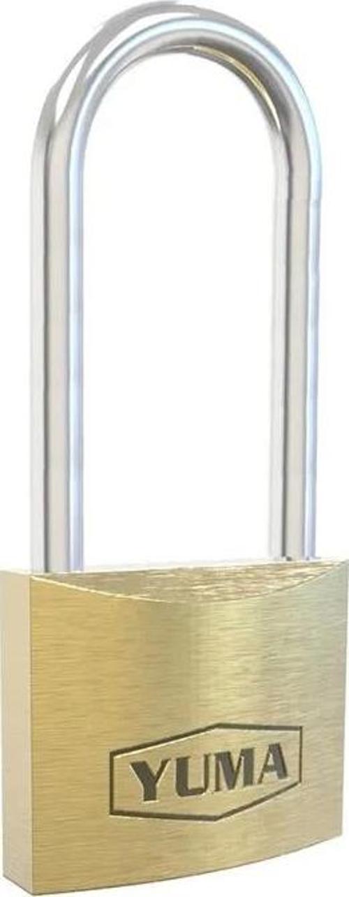 Türk Malı Pirinç Uzun Kancalı Asma Kilit 40 Mm