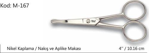 Europe Aplike Ve Nakış Makası Kıvrık Küt Uçlu No:4 10,16 Cm