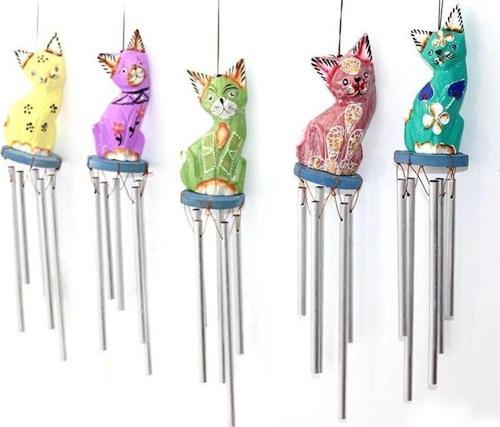 Üstü Ahşap Altı Metal Rüzgar Çanı Namı-1