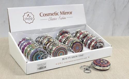 Taşlı El Aynası Anahtarlık Alk3769