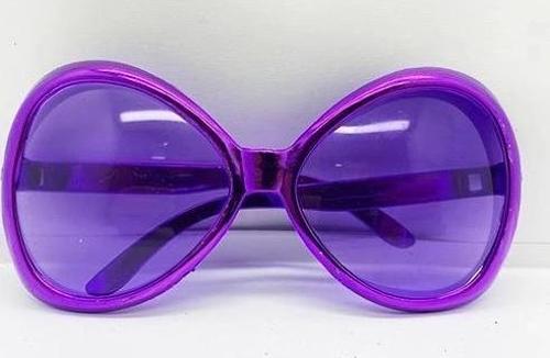 Mor Renk Yeşilçam Nostalji 80li Yıllar 90lı Yıllar Parti Gözlüğü  7x16 Cm