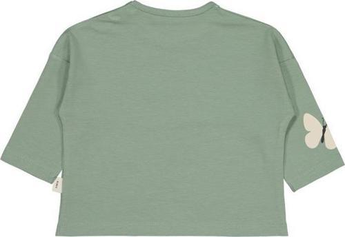 Cvl-60 Civil Baby Küçük Kelebekler Baskılı 6-18 Ay Sweatshirt - Yeşil18-24 Ay