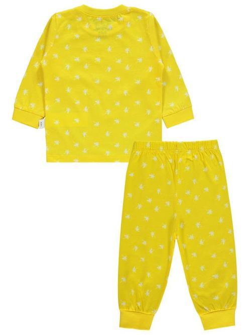 Palmiye Emprime 6-18 Ay Erkek Pijama Takım - Sarı12-18 Ay